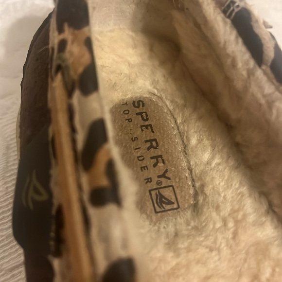 Sperry topsiders cheetah print calf hair and suede - Picture 4 of 6
